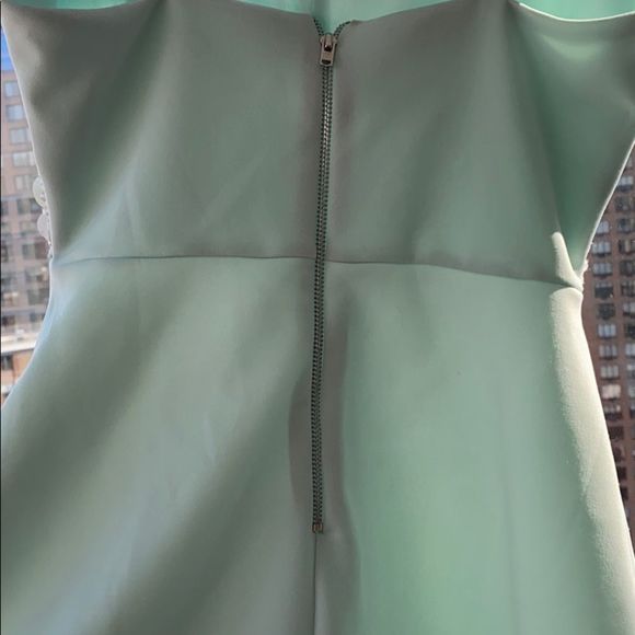 NWT ASOS Blue Skater Dress w/ Sequins size 6 - Picture 4 of 6